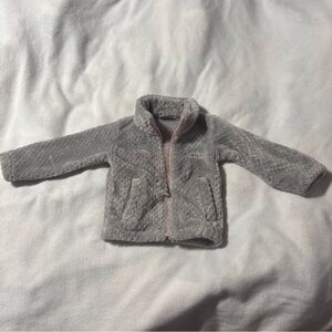 Columbia Soft Gray Fleece with Pink Accents